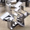 3 Piece Stainless Steel Star Cookie Cutter Set