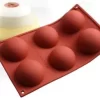 Large 6 Sphere Chocolate Bomb Silicon Mold