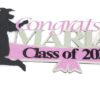 Female Custom Class of 2022 Cake Topper, Congrats Grad Name 2022